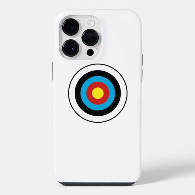 Bullseye Target Design iPhone Case (Back)