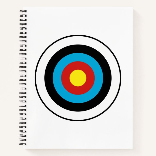 Bullseye Target Design Notebook (Front)
