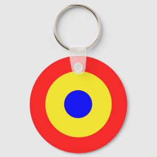 Bullseye Target Keychain