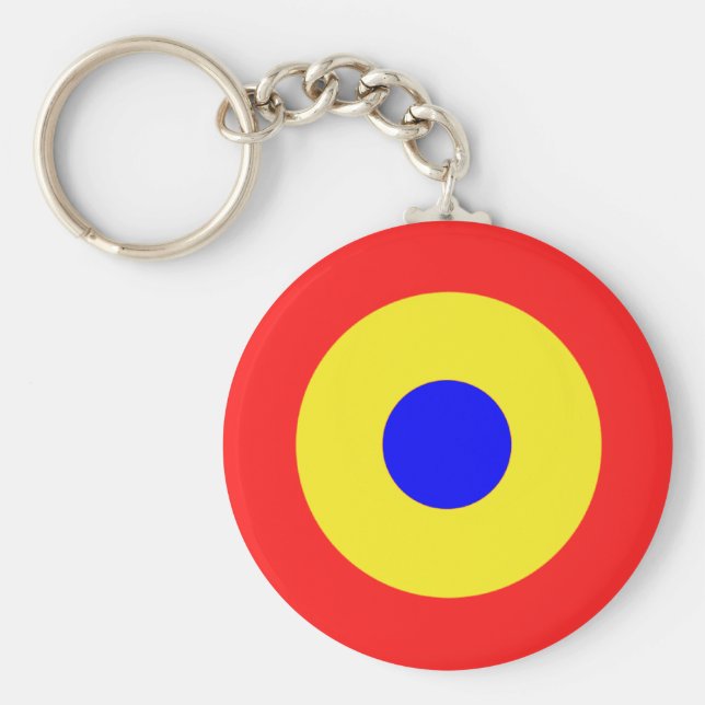 Bullseye Target Keychain (Front)