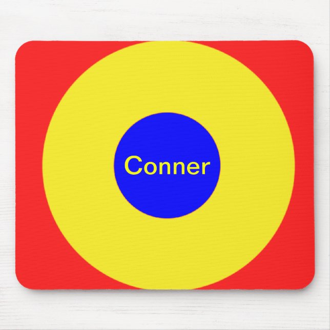 Bullseye Target Mouse Pad (Front)