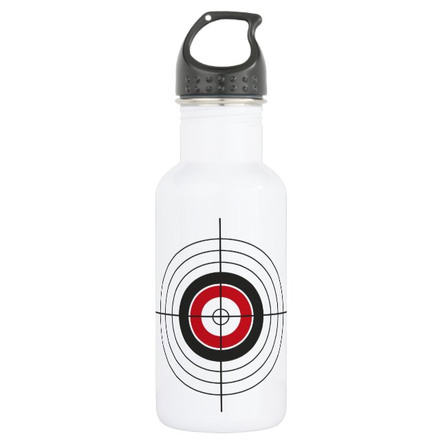 Bullseye Target Water Bottle (Front)