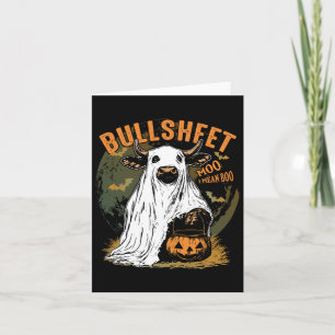 Bullsheet Moo I Mean Boo Card