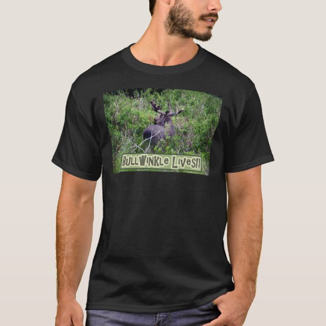 Bullwinkle vit t-shirt classique (Devant)