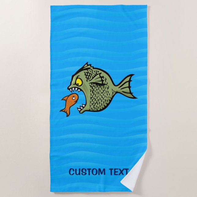 Bully Fish Beach Towel (Front)