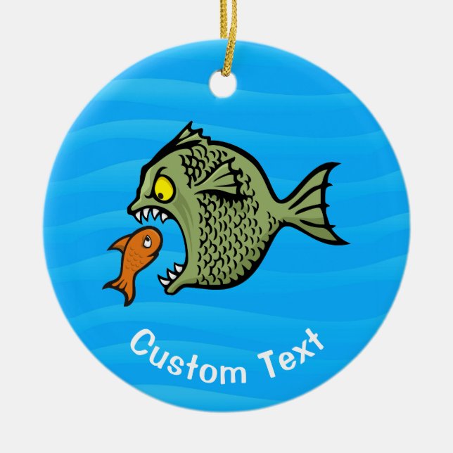 Bully fish ceramic ornament (Front)