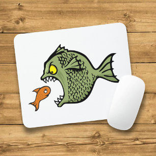 Bully fish mouse pad