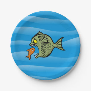 Bully Fish Paper Plate