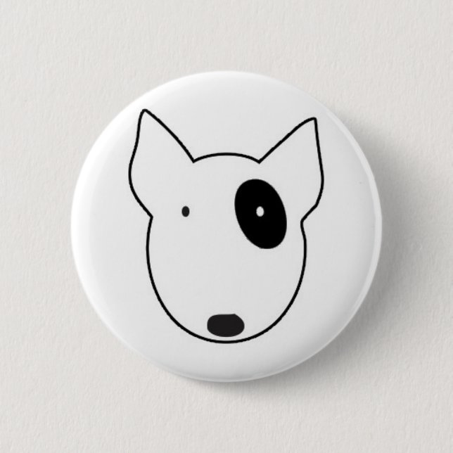 Bully head 2 inch round button (Front)