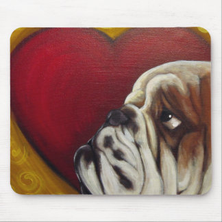 Bully Heart Mouse Pad