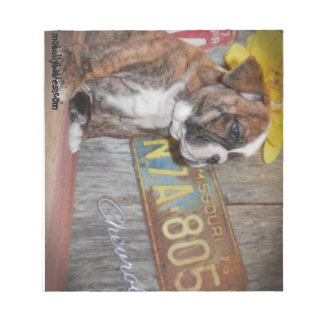 Bully Love Bulldog Notepad