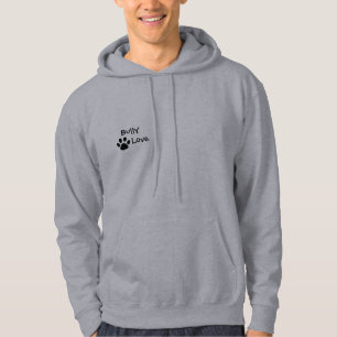 Bully Love English Bulldog Hoodie