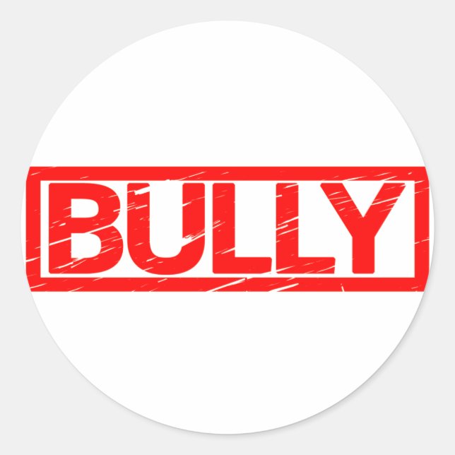 Bully Stamp Classic Round Sticker (Front)