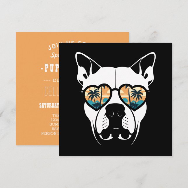 bully summer vibes invitation (Front/Back)