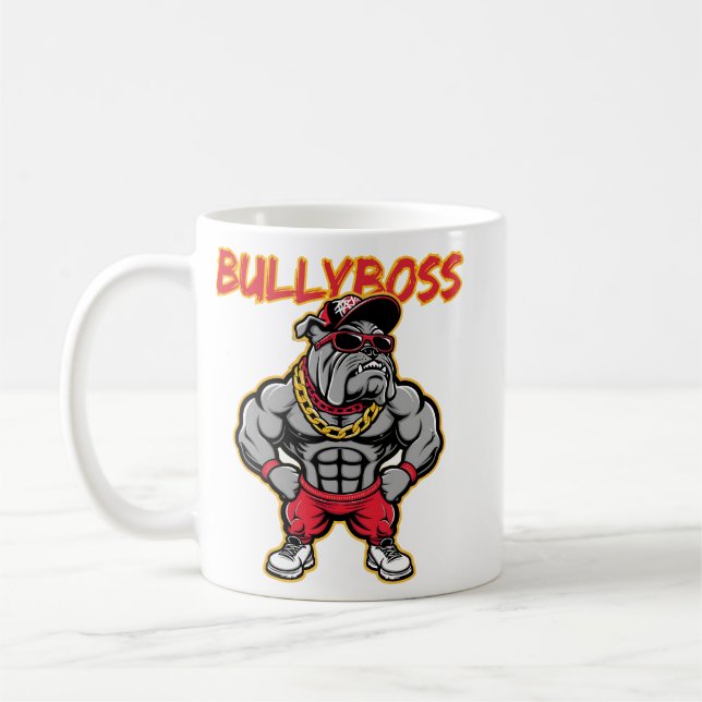 BullyBoss Bulldog Mascot Coffee Mug (Left)