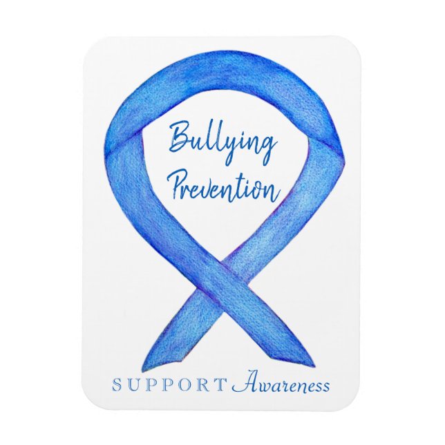 Bullying Prevention Awareness Ribbon Custom Magnet (Vertical)