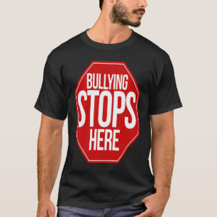 Bullying stops here no bullies allowed zone no bul T-Shirt