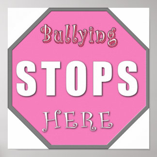 No Bullying Posters | Zazzle Canada