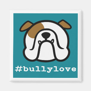 #bullylove - Bulldog love! English Bulldog magnet