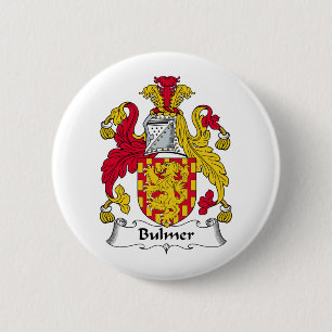 Bulmer Family Crest 2 Inch Round Button