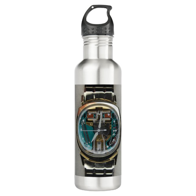 Bulova Accutron Spaceview Alpha 1961 710 Ml Water Bottle (Front)