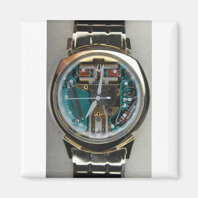 Bulova Accutron Spaceview Alpha 1961 Magnet (Front)