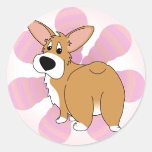 Bum Shaker Corgi Stickers