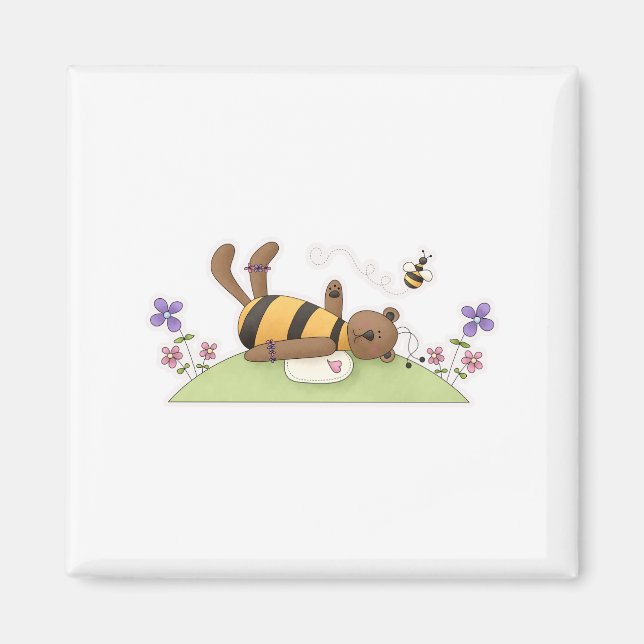 Bumble Bear garden Magnet (Front)
