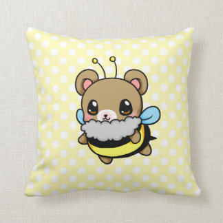 Bumble Bear Throw Pillow