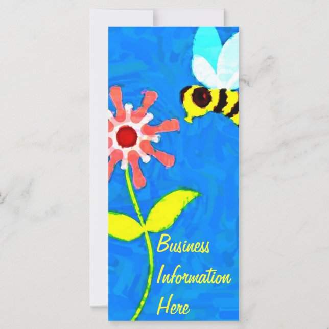 Bumble Bee 2012 Calendar Bookmark Rack Card (Front)
