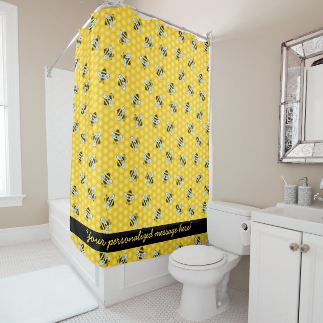 Bumble Bee and Honeycomb Pattern (In Situ)