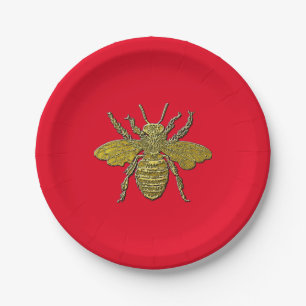 Bumble Bee and Your Colour Paper Plate
