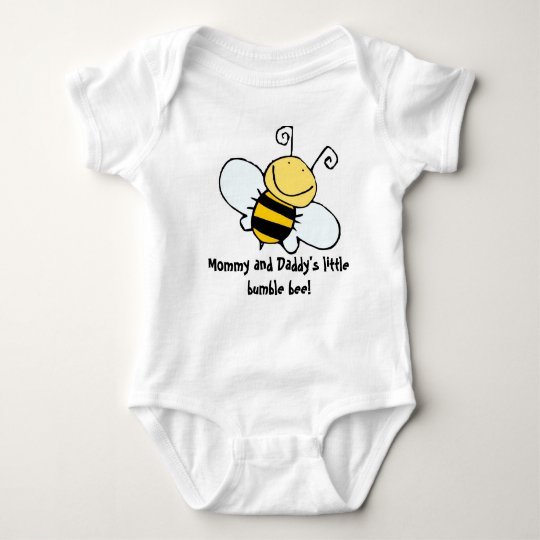 Bumble bee baby bodysuit