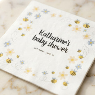 Bumble Bee Baby Shower Cocktail Napkins