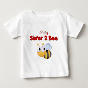 Bumble Bee Big Sister to Be Baby T-Shirt