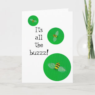 Bumble Bee Birthday Card