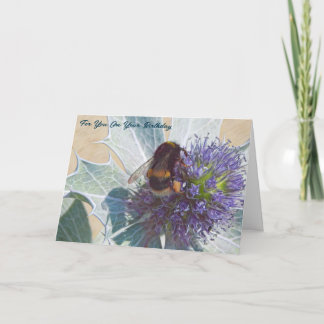 Bumble Bee Birthday Card