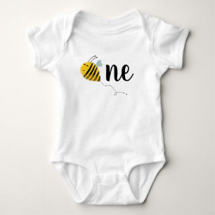 Bumble Bee Birthday Party 1st Bee Day Baby Bodysuit