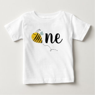 Bumble Bee Birthday Party 1st Bee Day Baby T-Shirt