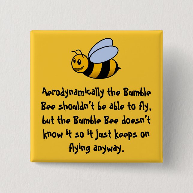 Bumble Bee Button (Front)