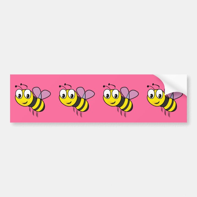 Bumble Bee, Buzz Bumper Sticker (Front)