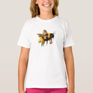 Bumble Bee carrying pollen Girls'  T-Shirt