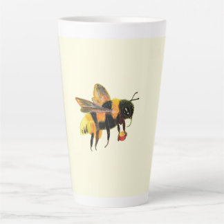 Bumble Bee carrying pollen  Latte Mug