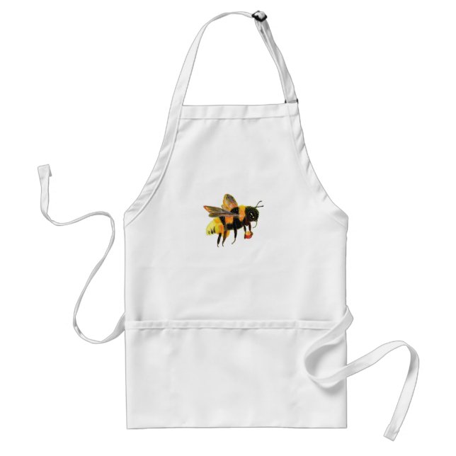 Bumble Bee carrying pollen  Standard Apron (Front)