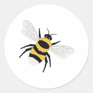 Bumble Bee Classic Round Sticker