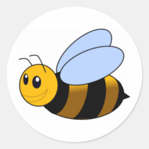 Bumble Bee Classic Round Sticker