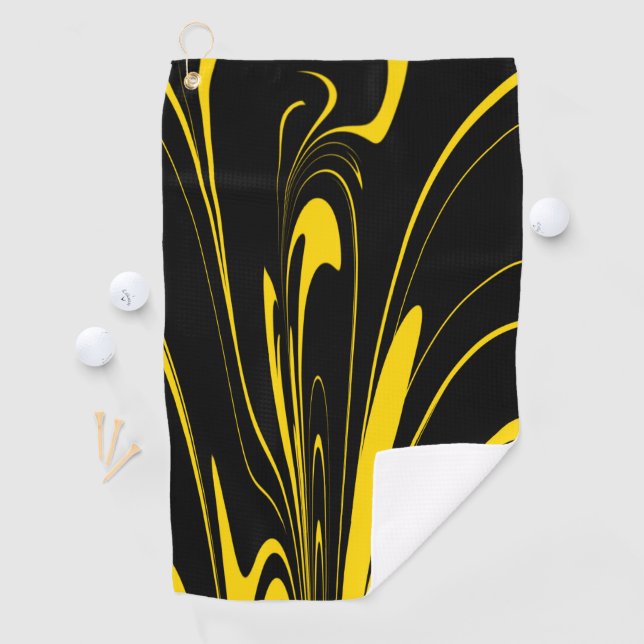 Bumble Bee Colours Golf Towel (InSitu)