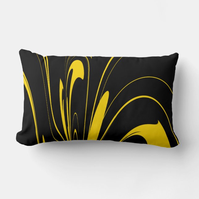 Bumble Bee Colours Lumbar Pillow (Front)