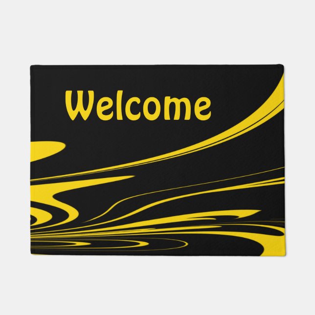 Bumble Bee Colours Room Door Doormat (Front)