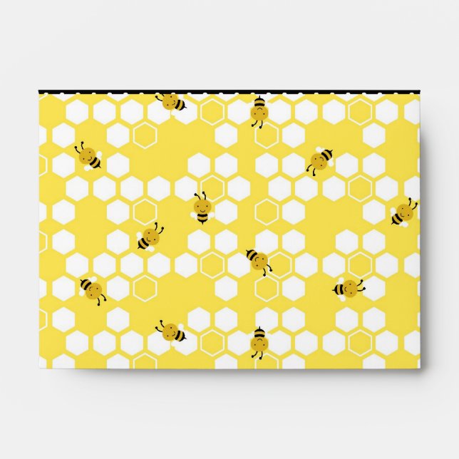 Bumble Bee Envelope A6 (Front)